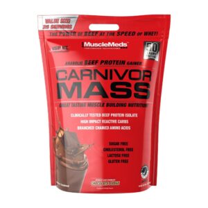 MuscleMeds Carnivor Mass Beef Protein Gainer – Chocolate Fudge